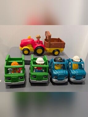 Mega Fisher-Price Little People Farm & Work Lot - 5 Vehicles & 5 Figures